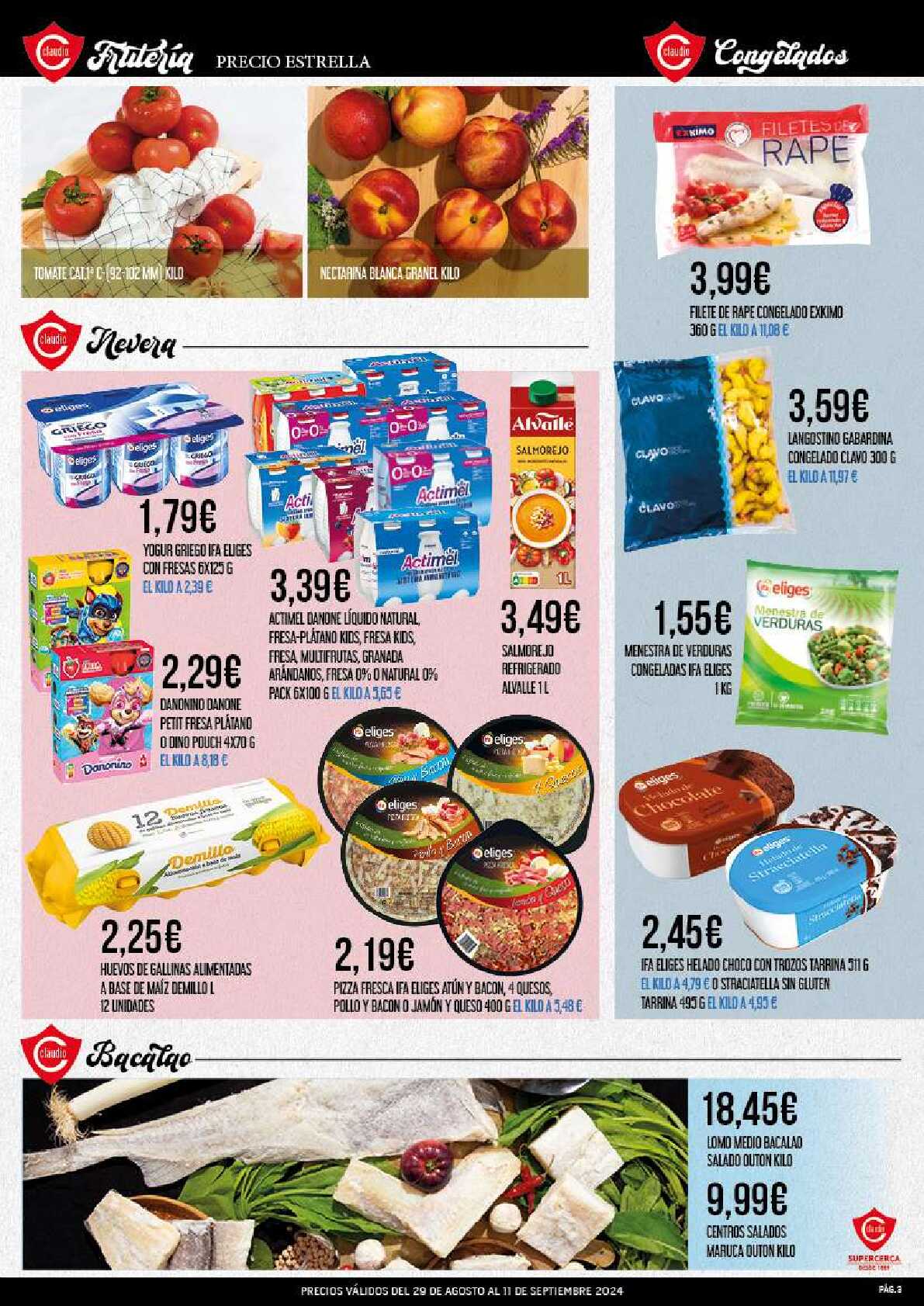 Ofertas quincenales Supermercado Claudio. Página 03