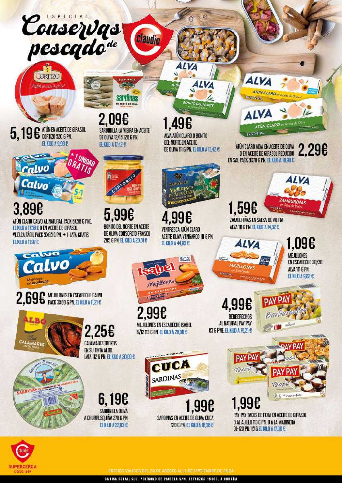 Ofertas quincenales Supermercado Claudio. Página 08