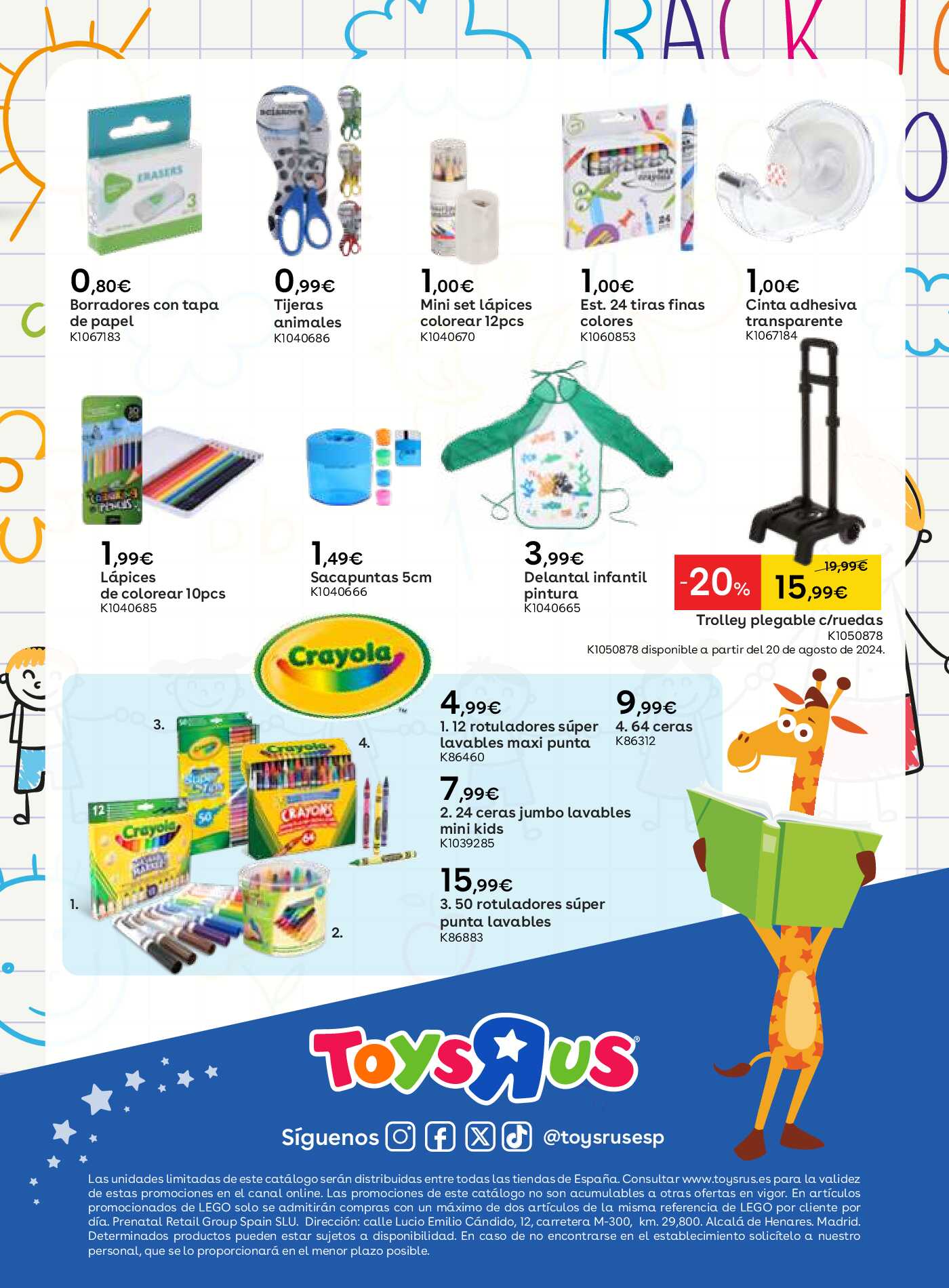 Vuelta al cole con 25% de descuento Toys R Us. Página 16