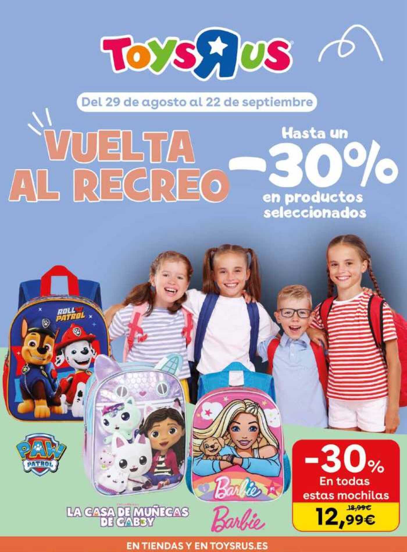 Vuelta al recreo Toys R Us. Página 01